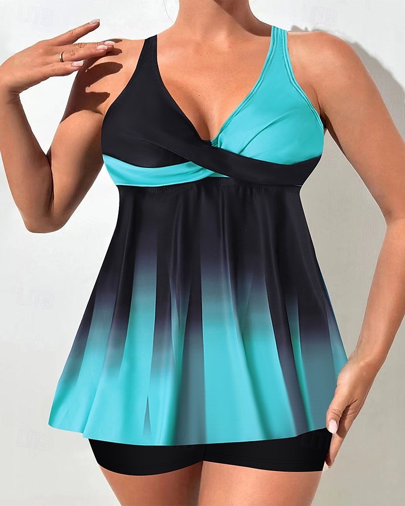 Per donna Costumi da bagno Due pezzi Shorts Costume da bagno Senza schiena Vacanza Abbigliamento da Spiaggia Floreale Grafico Scollo a V Senza Maniche Costumi da bagno del 2026 a $28.99 –P5