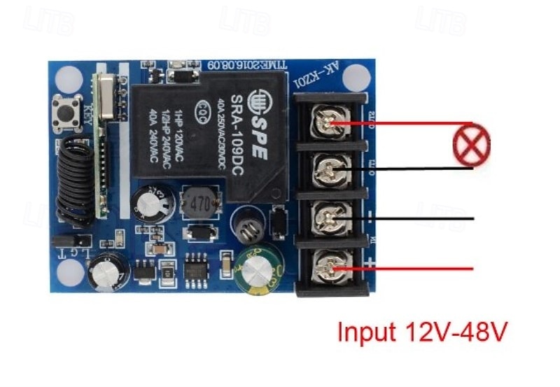 DC12V 24V 48V 1CH RF Wireless Remote Control Switches Learning Code 30A Relay Receiver 433mhz 2025 - $16.99 –P4