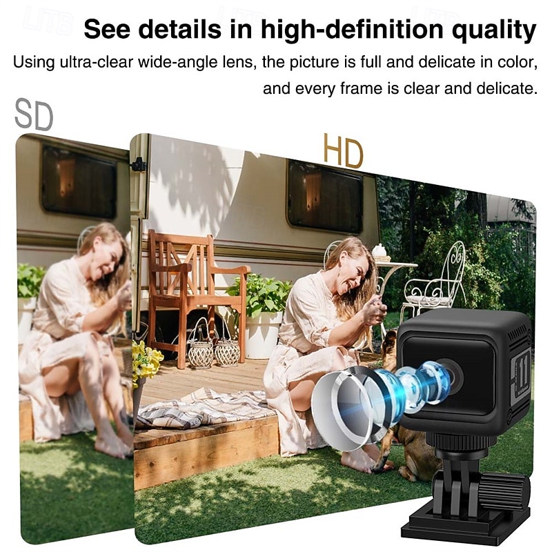 Night Vision HD Smart Camera Outdoor Surveillance System App Control & SD Cloud Storage (Card Not Included) - For Nanny/Camera Monitoring Property Protection Wireless Camera 2026 - $39.99 –P3