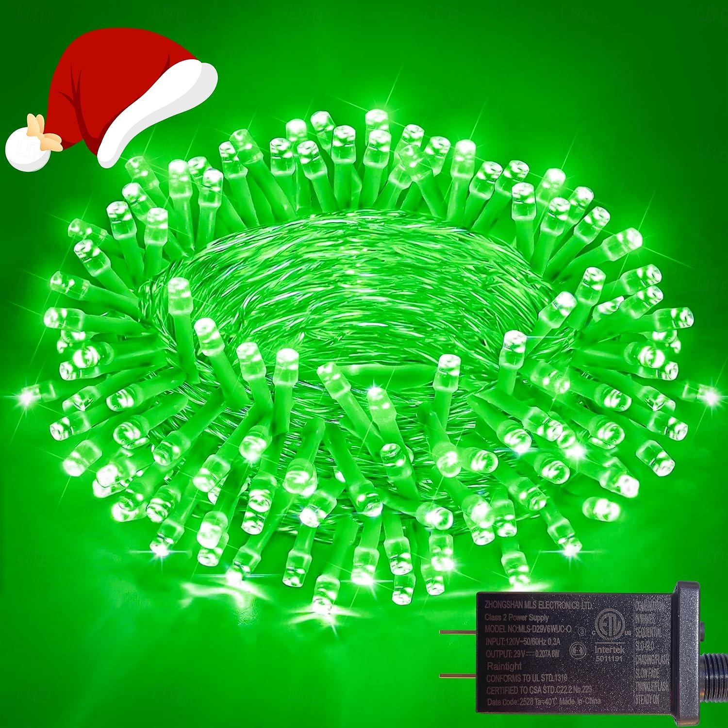 Christmas Tree Decorative String Lights Fairy String Lights 8 Function Low Voltage Safety Plug in Holiday Wedding Party Atmosphere Decorative Lights Props 10/20/30/50/100 meters 2025 - $14.49 –P20