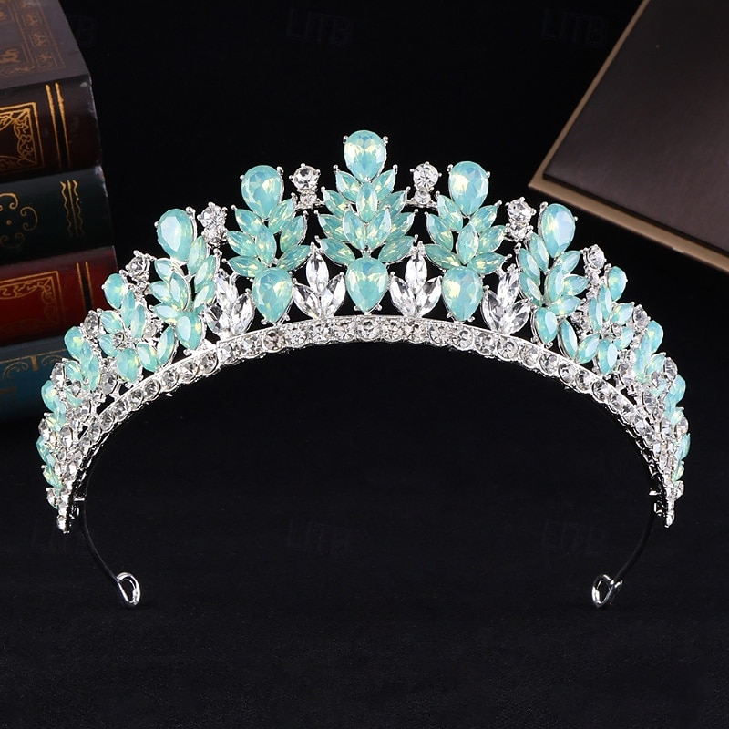 Tiaras de la corona Vestimenta de Cabeza Legierung Boda Cumpleaños Elegante Estilo lindo Con Cristal Celada Sombreros 2026 - €22.99 –P11