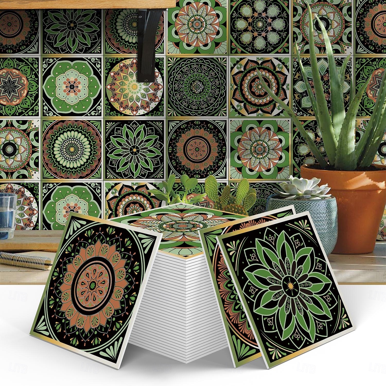 12pcs 3D Wall Tile Stickers Peel Stick 6x6 in, Thick PE Foam Crystal Mosaic, Waterproof Backsplash for Kitchen, Bathroom & Home Decor, Metallic Wall Panels Gift Box 2026 - $28.99 –P10