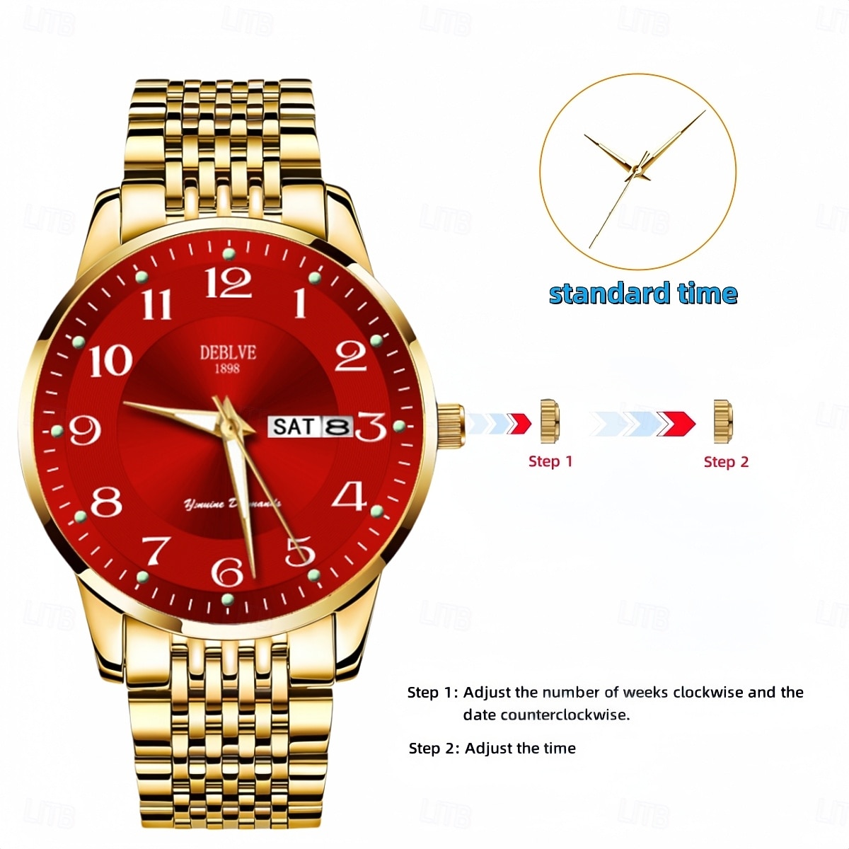 Advanced Men's Wristwatch Fashionable Men's Quartz Watch Fashionable Calendar Luminous Dial The Best Gift Choice for Men 2026 - $22.99 –P3