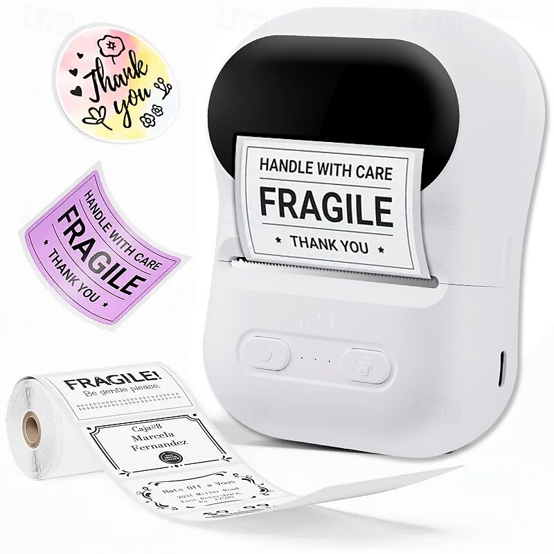 Машина для изготовления этикеток p5 с лентой, небольшой термопринтер для наклеек, портативный Bluetooth 2026 - $37.99 –P12