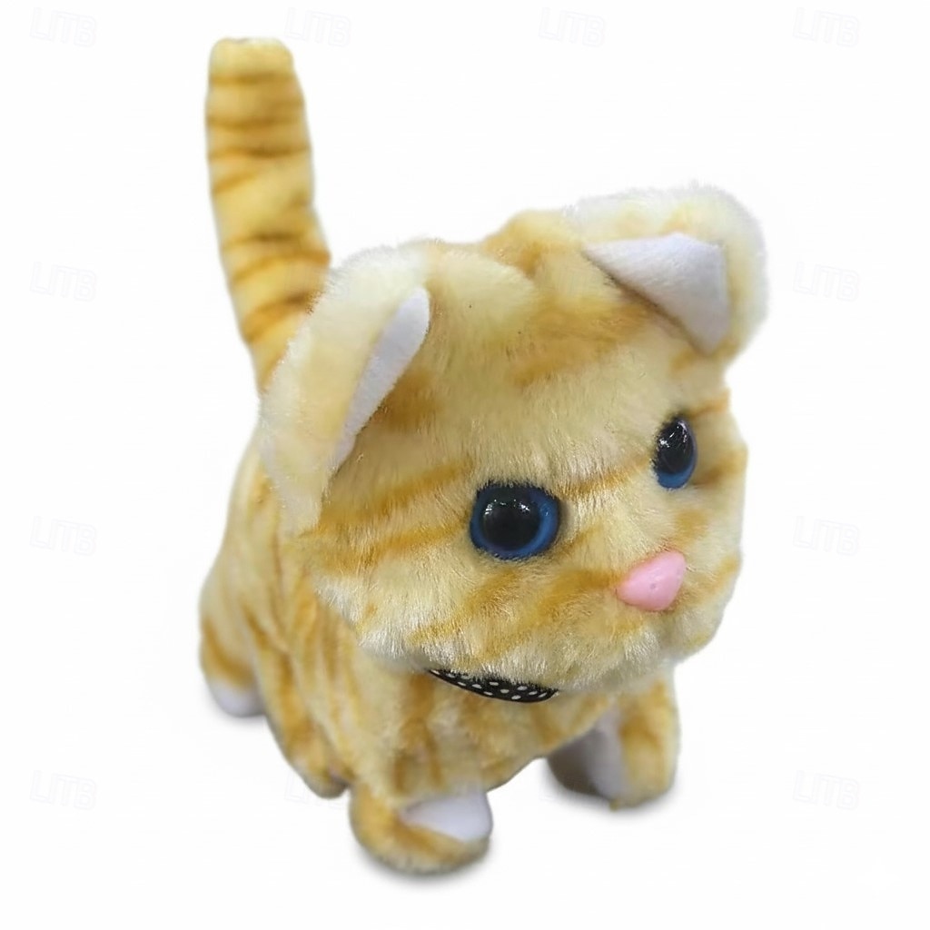 Robot Cat My Realistic Robot Kitten Interactive Kitty Toy That Walks Barks Wags Tail Plush Pet Cat For Kids & Adults Realistic Robotic Cat Toy Gift That Acts Like A Real Cat Christmas Gift 2025 - $26.64 –P4