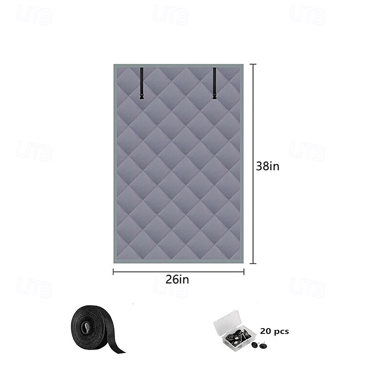 Vinterisolerat fönsterskydd, oxfordtyg termiskt skydd frostbeständigt gardinset med kardborreband för fönstervärme i hemmet skydd mot kallt väder 2026 - $34.99 –P7