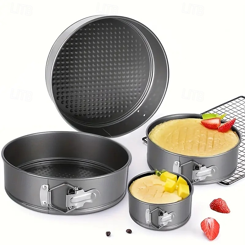 Non-Stick Metal Bake Mould Kitchen Accessories Round Cake Pan Bakeware Removable Bottom Carbon Steel Cakes Molds 2026 - $48.99 –P9