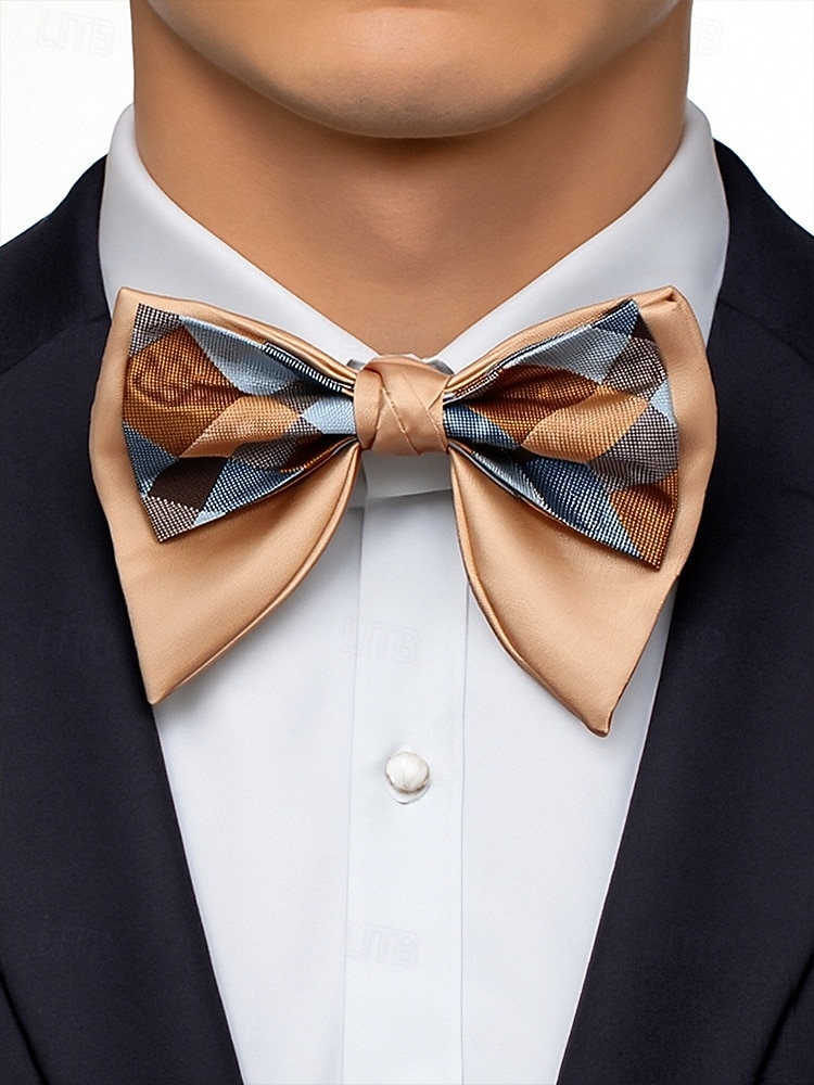 Pánský motýlek, vánoční barvy, stylový a elegantní, ideální pro formální události a sváteční setkání 2026 - $11.99 –P3