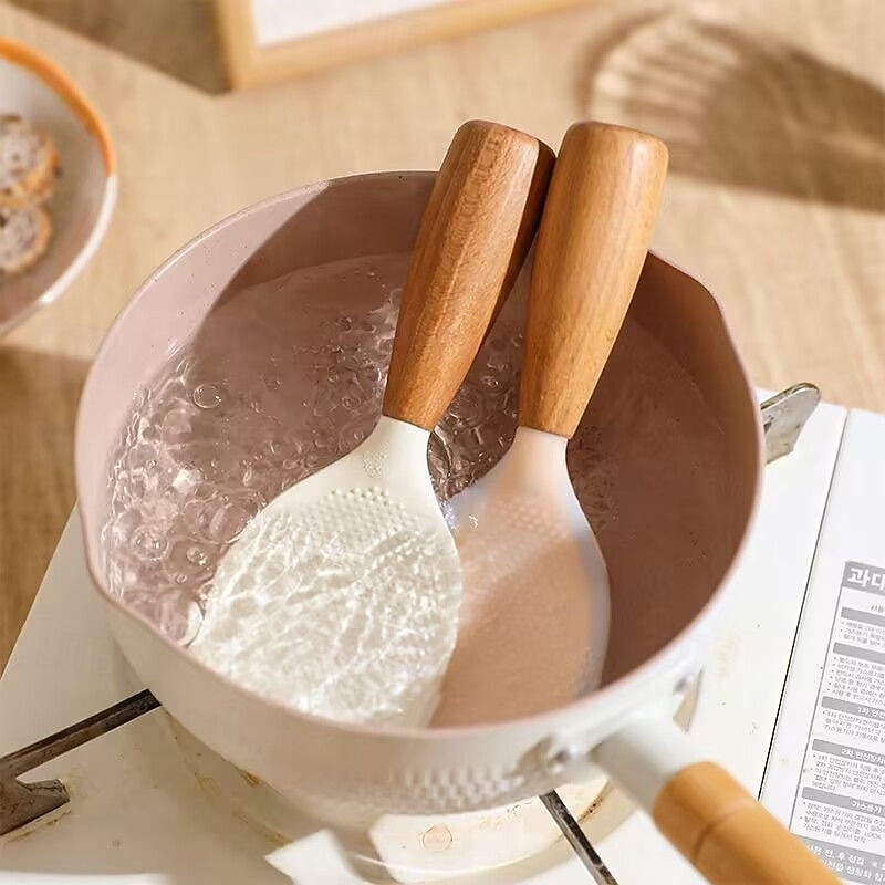 Silikonlöffel, antihaftbeschichtet, Kochlöffel, hitzebeständig, für Reiskocher, langlebige Küchenhelfer 2026 - $9.99 –P5