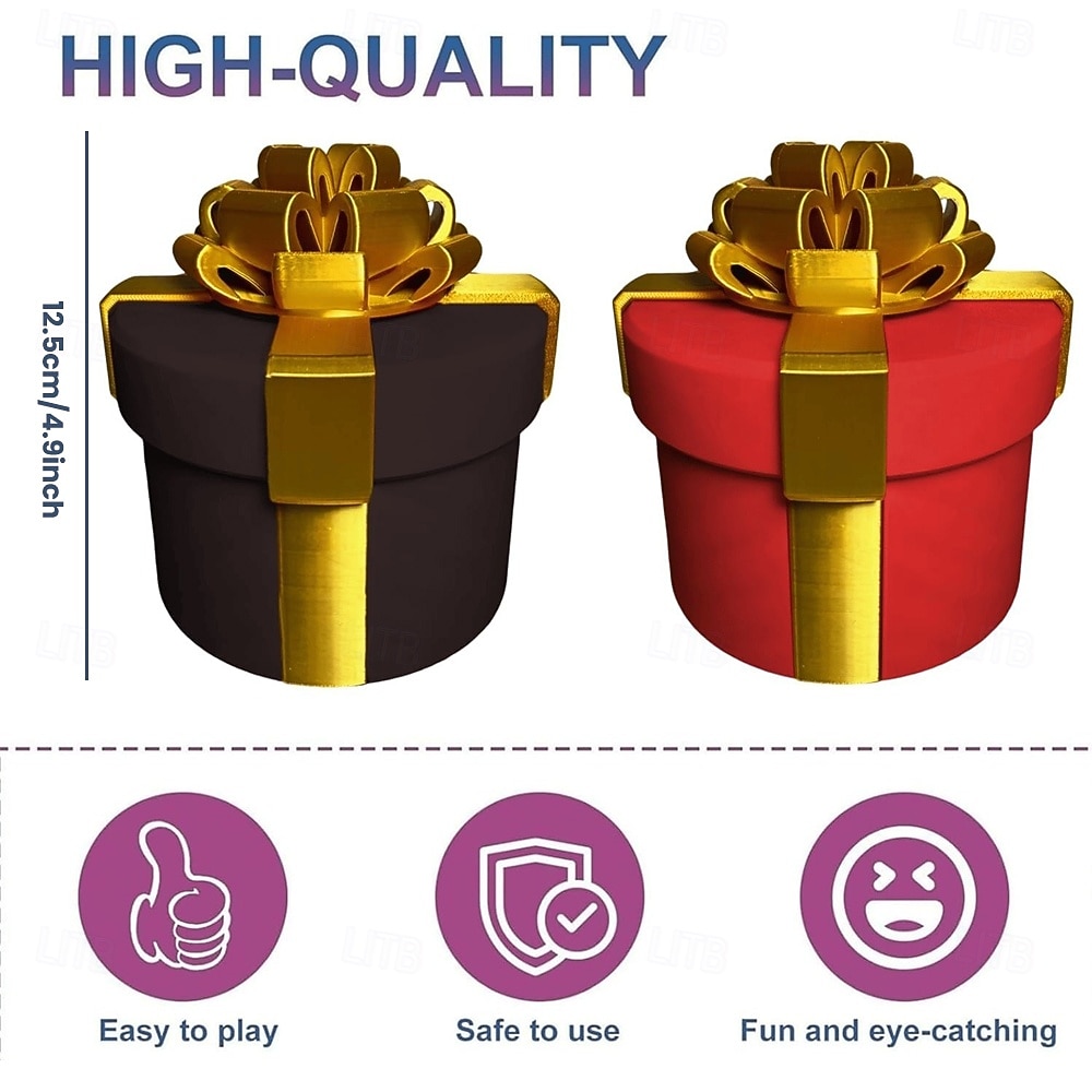 Vervelende geneste schroef geschenkdoos kerstvakantie grappige verrassing stapelbare geschenkdozen creatieve grap verpakking voor vrienden familie feest cadeau kerstmis 2026 - $27.99 –P1