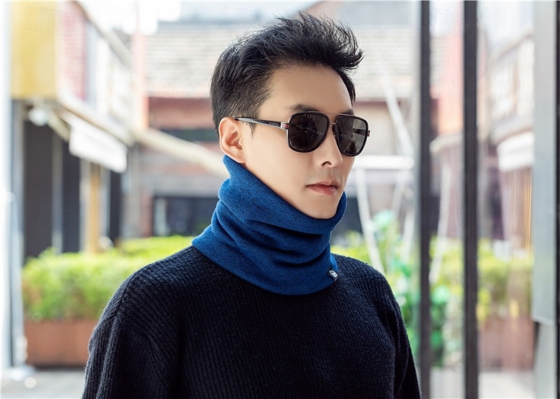 Μόδα μαλακή πλεκτή θερμαντική λαιμού αθλητικό κασκόλ γυναίκες άνδρες κάλυμμα προσώπου χειμώνα πατινάζ τρέξιμο ζεστά κασκόλ παχύ κρύο κολάρο μάσκα ολόκληρου προσώπου snood κασκόλ λαιμού bufanda παχύ 2026 - $15.99 –P11