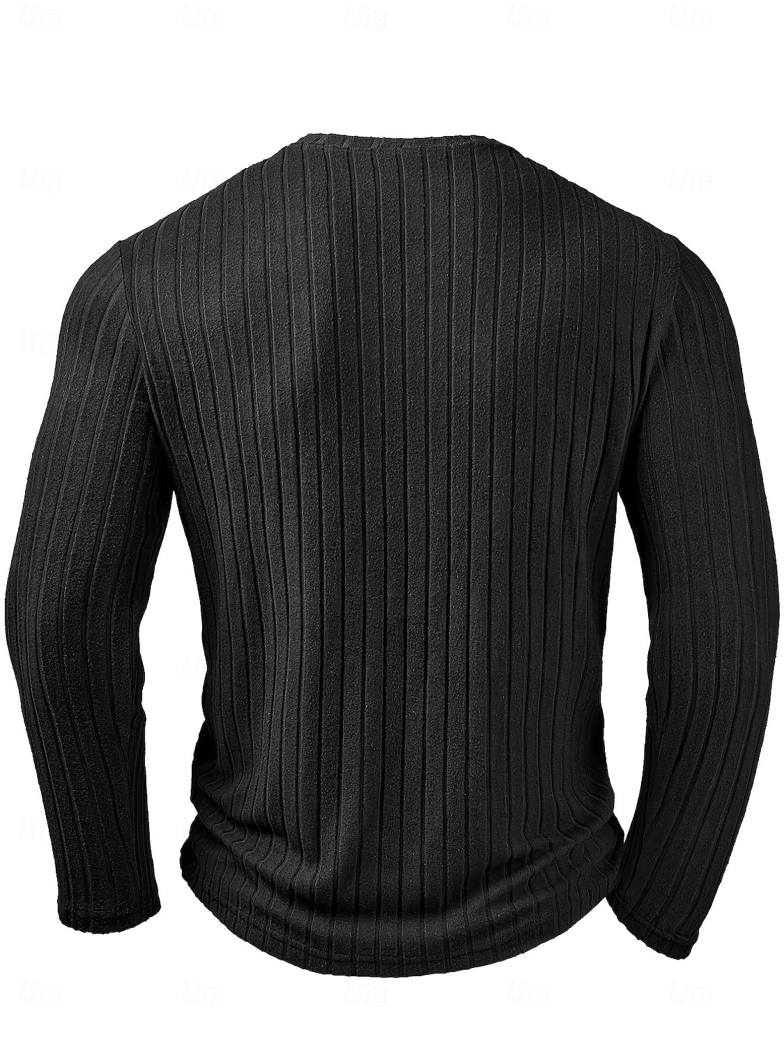 Homme T-shirt T-shirt en tricot côtelé Chemise à Manches Longues manche longue Col en V Printemps Automne Hiver Uni Rayé Bande de Fosse Mode Designer Basique Tricot A côtes Vacances Rue Occasionnel de 2026 ? $24.99 –P4
