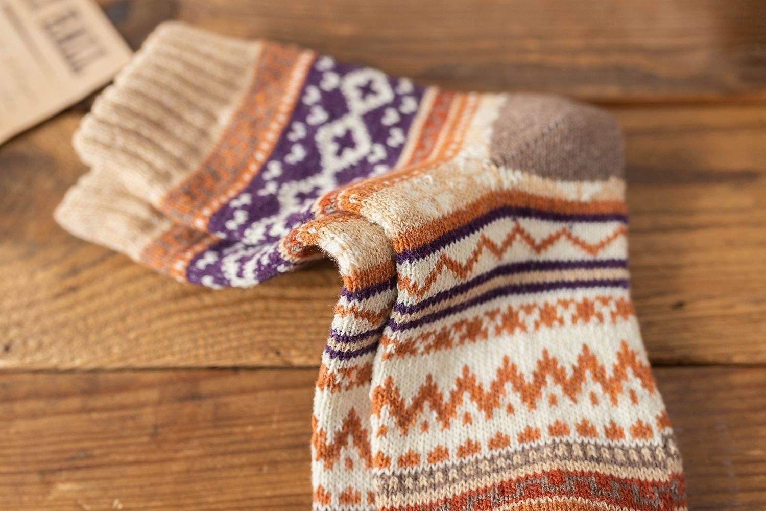 Wollen Sokken voor Vrouwen Valentijnsdag Cadeaus voor Moeder Vrouwen Haar Sinterklaas Cadeaus Bot Warm Zachte Crew Sok voor Winter Wandelen 2026 - $13.99 –P18