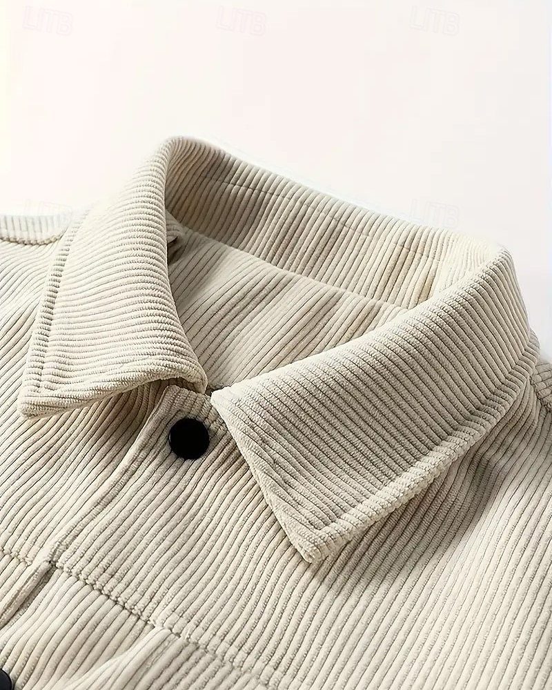 Per uomo Giacca Leggera Giacca Camicia Giacca Casual All'aperto Streetwear Tasca Bottoni Primavera & Autunno Autunno & Inverno Semplice Streetwear Quotidiano Collo ripiegato Regolare Nero Marrone del 2026 a $31.99 –P5