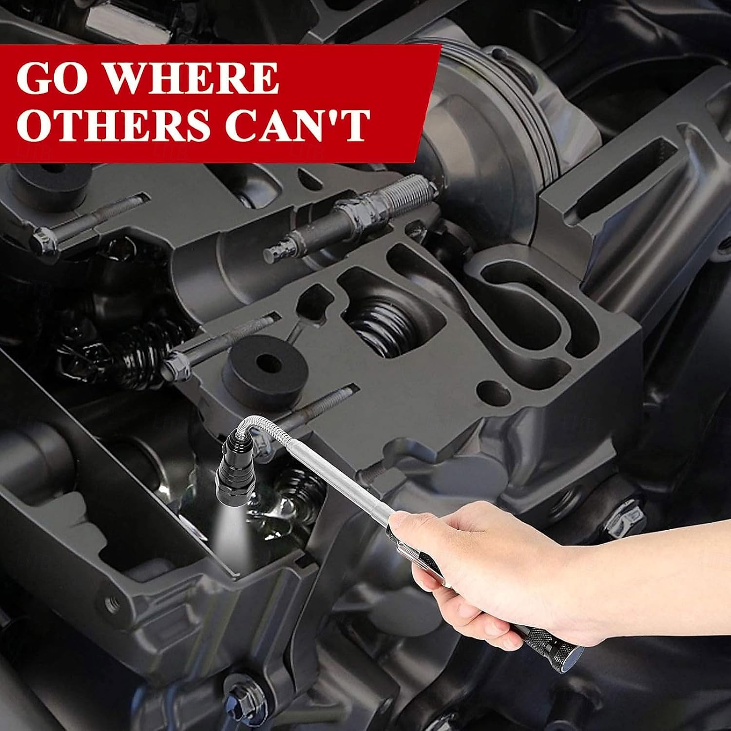 Магнитный инструмент со светодиодом, наполнители для чулок, рождественские подарки для мужчин, подарки в виде белого слона для взрослых, папы, мужа, него, телескопический магнит, крутые гаджеты для 2026 - $16.99 –P4