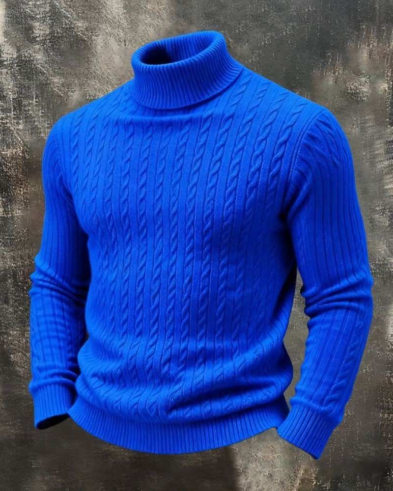 Homme Pull Pull Tricoté Côtelé Tricoter Hauts Réguliers Tricoté Couleur Unie Col roulé Mode Streetwear Occasionnel Tenue quotidienne Vêtement Tenue Automne Hiver Noir Blanche S M L de 2026 ? $22.99 –P5