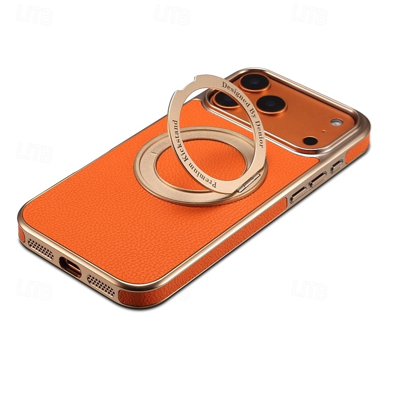 телефон Кейс для Назначение iPhone 17 Pro Max 16 15 14 Pro Max 13 Pro Max Кейс на заднюю панель со стендом Защита от удара Ретро Покрытие 2025 - $20.99 –P4