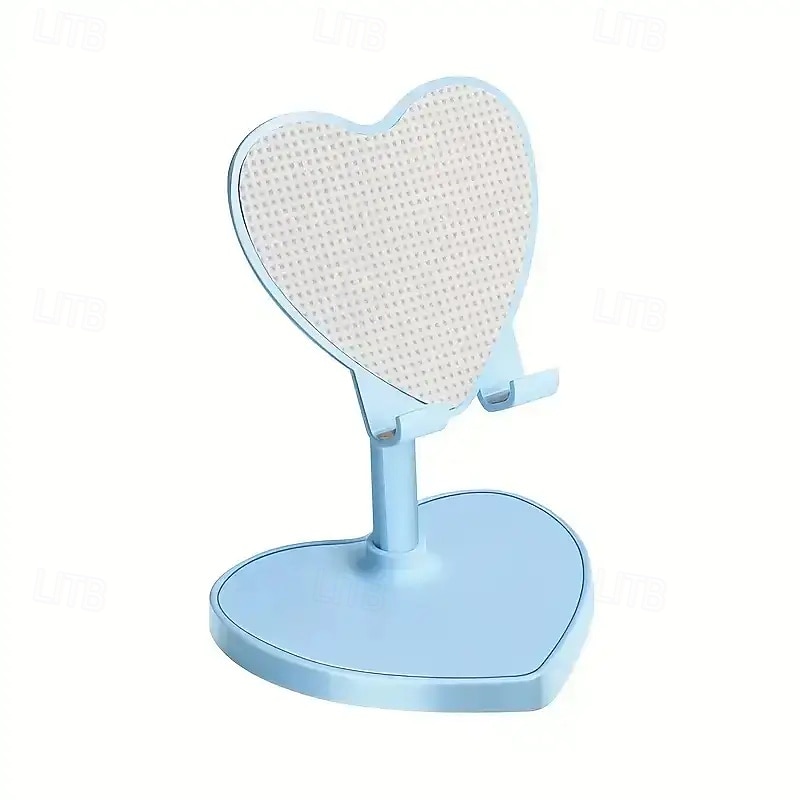 מעמד טלפון שולחני בצורת לב עם עיצוב מתקפל מתכוונן המתאים למגוון סמארטפונים וטאבלטים המתאים למכשירים ניידים מרובים. 2025 - $9.99 –P3