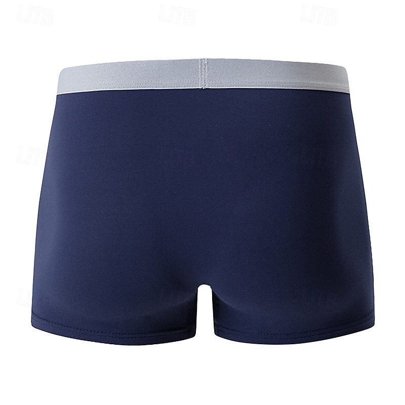 Men's 10 Pack Basic Panties Boxers Underwear Briefs Elastic Waist Terylene Breathability Comfortable Letters Multi color 2026 - $26.99 –P4