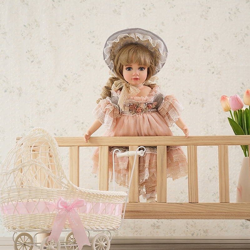 Vintage Porcelain Dockor Handmålad Palats Domstol Bisque Dockor 18 Tum Julklapp 2026 - $154.99 –P6