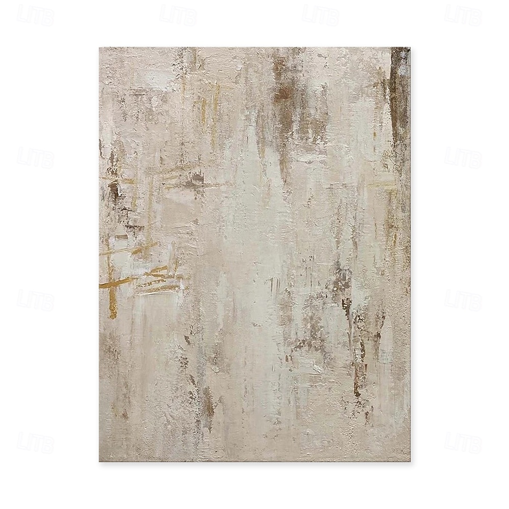 Картина маслом ручной работы на холсте, настенное украшение в стиле ваби-саби, простая абстрактная текстура, украшение для гостиной, прихожей, декор для дома, рулонная картина без рамы, нерастянутая 2026 - $53.99 –P1