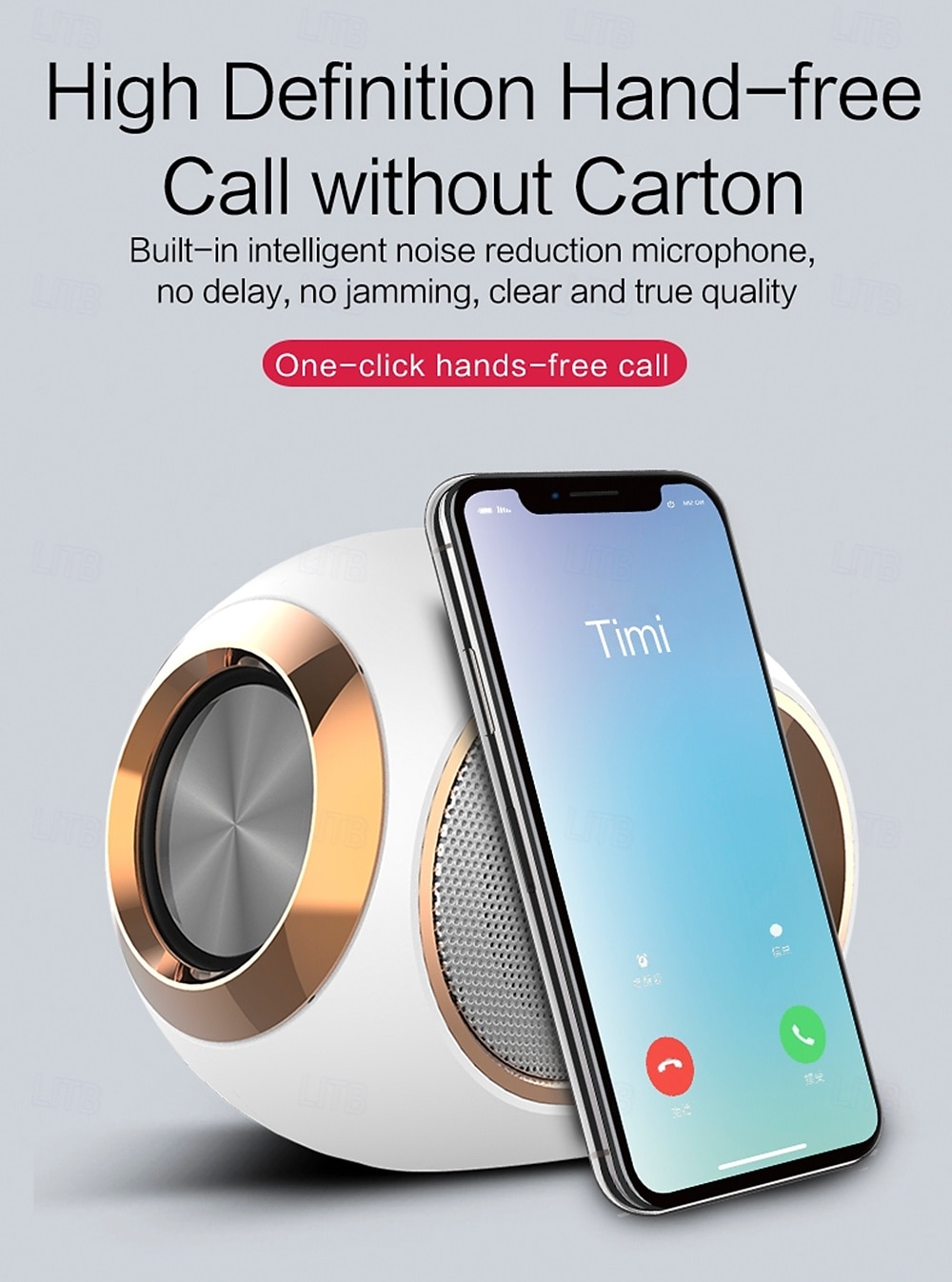 2025 New Wireless Speaker Supporting Multiple Playback Modes Wireless/TF Card/USB Playback High Volume Long Battery Life Stereoscopic Sound Effects To Fill The Event Atmosphere Suitable for Smar 2025 - $24.99 –P6