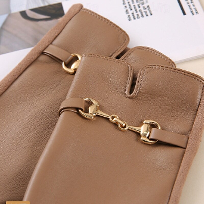 Жен. 1 пара С пальцами / Зимние Активный / Уличный стиль Перчатки - Полотняное плетение Стильные 2026 - $13.99 –P8