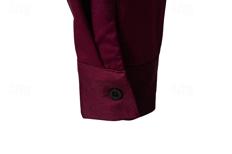 Anni Ruggenti Anni 1920 Retrò Vintage Blusa / Camicia Gangster Testimoni dello Sposo Slim Fit Costume Per uomo Mascherata Abbigliamento da sera Affari / Cerimonia / Matrimonio Addio al Nubilato Adulti del 2026 a $34.99 –P18
