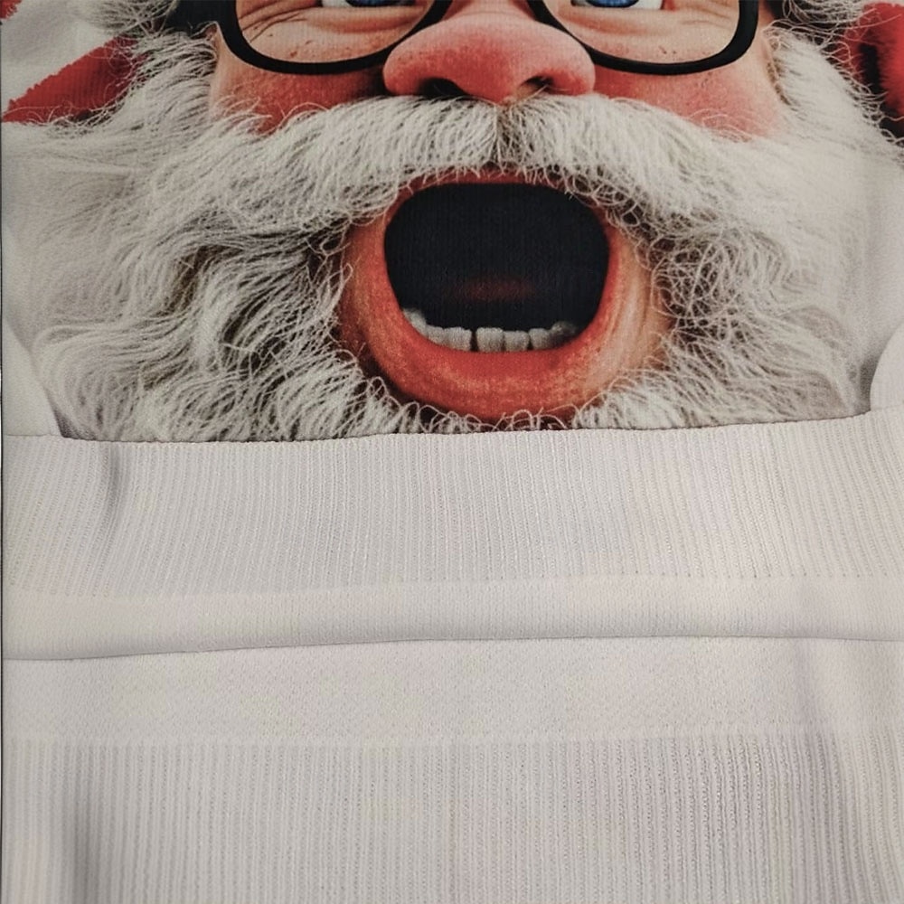 Ugly Christmas Sweater Men's Cartoon Santa Claus Print Pullover Sweater Jumper Knitwear Crewneck Casual Vacation Daily Festival Keep Warm Long Sleeve Fall Winter Black Red Green 2026 - $37.99 –P8