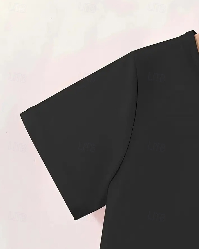 Cotone Bambini Ragazze Nero Grafico Gergo divertente 67 Maglietta Girocollo Manica Corta Vacanza Sport & Outdoor Abbigliamento Quotidiano Casual Stampa Estate del 2026 a $14.99 –P5
