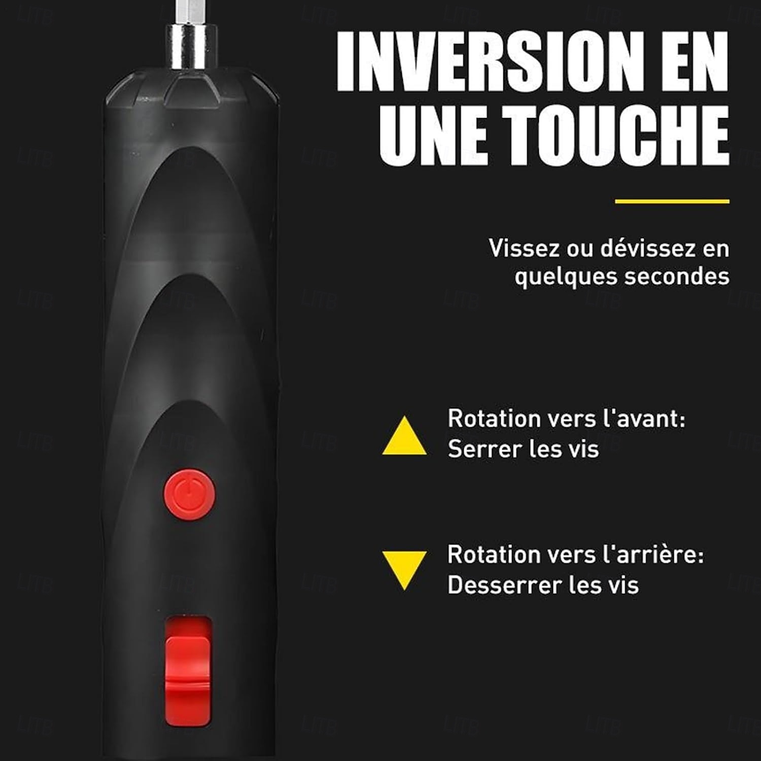 Destornillador eléctrico inalámbrico, destornillador inalámbrico mejorado con juego de brocas, kit de herramientas pequeño con 13 puntas, carga tipo C, ideal para muebles y reparaciones domésticas. 2026 - $15.99 –P4