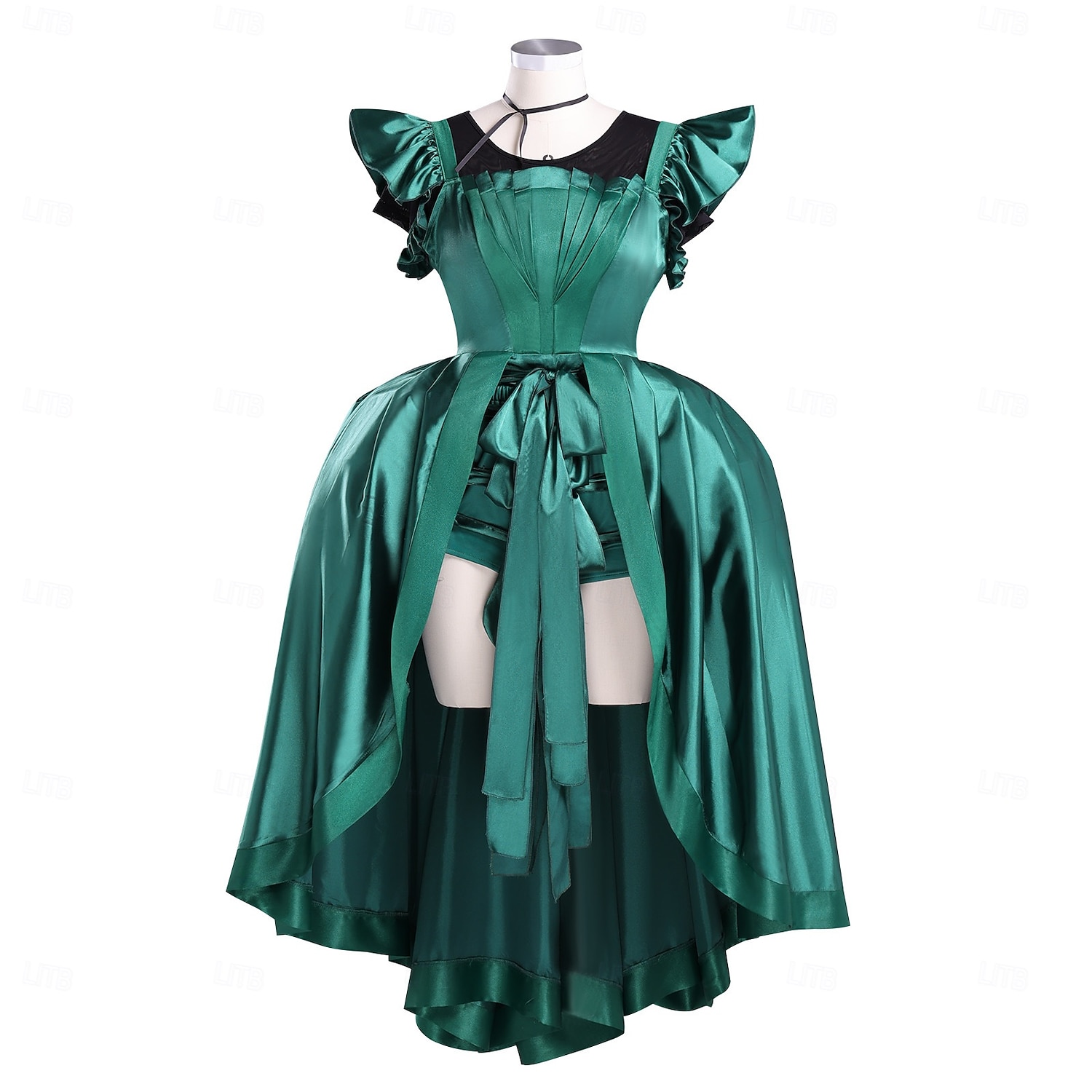 Gotycki horror Agnieszka Sukienka Kostium Fantazyjne przebranie Cosplay for Damskie Dla dziewczynek Dla dzieci Dla dorosłych Halloween Karnawał Spektakl Impreza Edukacyjne przebieranki 2026 - QAR 444.08 –P3