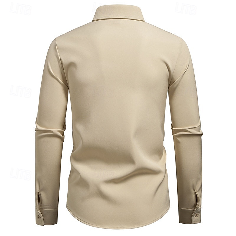 Anni Ruggenti Anni 1920 Retrò Vintage Blusa / Camicia Gangster Testimoni dello Sposo Slim Fit Costume Per uomo Mascherata Abbigliamento da sera Affari / Cerimonia / Matrimonio Addio al Nubilato Adulti del 2026 a $37.99 –P10