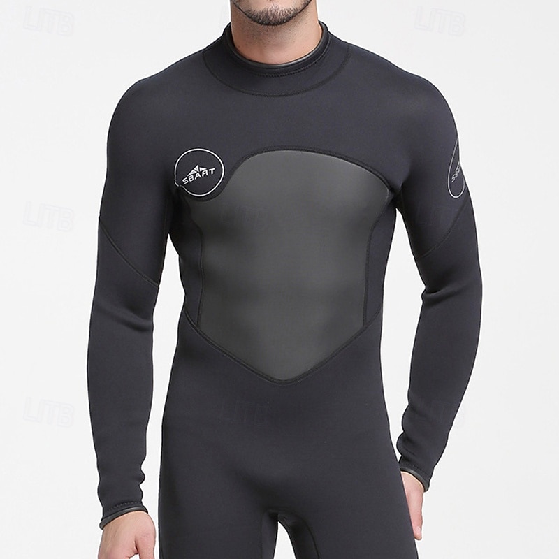 Per uomo 3mm Muta da sub in neoprene Rash Guard completo per il corpo Costume da surf intero Color-blocking Caldo Protezione UV Manica Lunga Mute da immersione Surf Canoa Snorkeling Inverno del 2026 a TRY 4018.4 –P8
