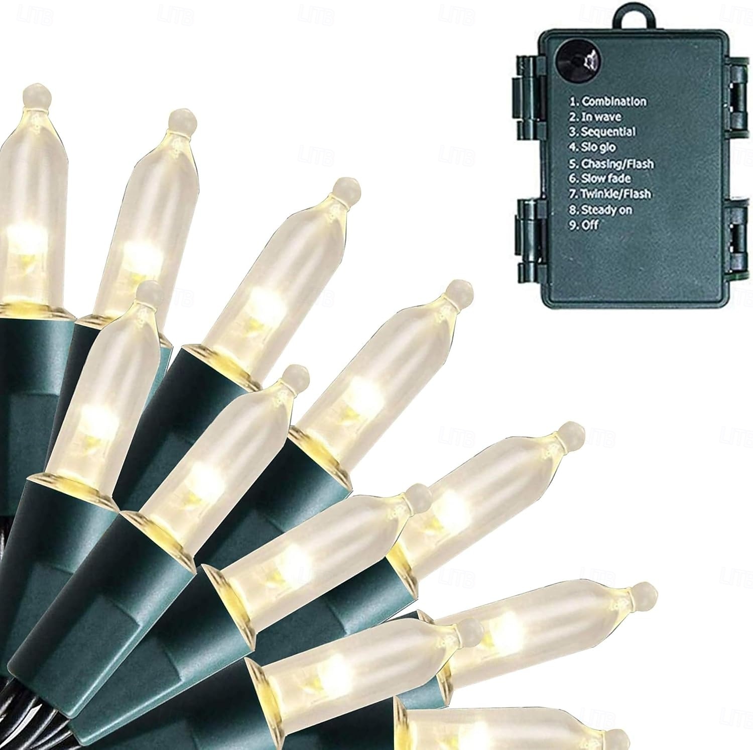 Lumini Roșii și Verzi Lumini Mini Conectabile Lumini pentru Copaci cu Fir Verde pentru Petreceri Interioare și Exterioare 2026 - $16.49 –P4