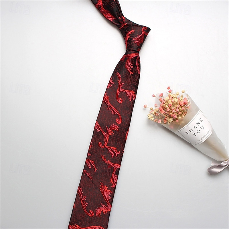 Voor heren Stropdassen Modieus Klassiek Modern eigentijds Met Patroon Bruiloft Alledaagse kleding 2026 - $8.99 –P3