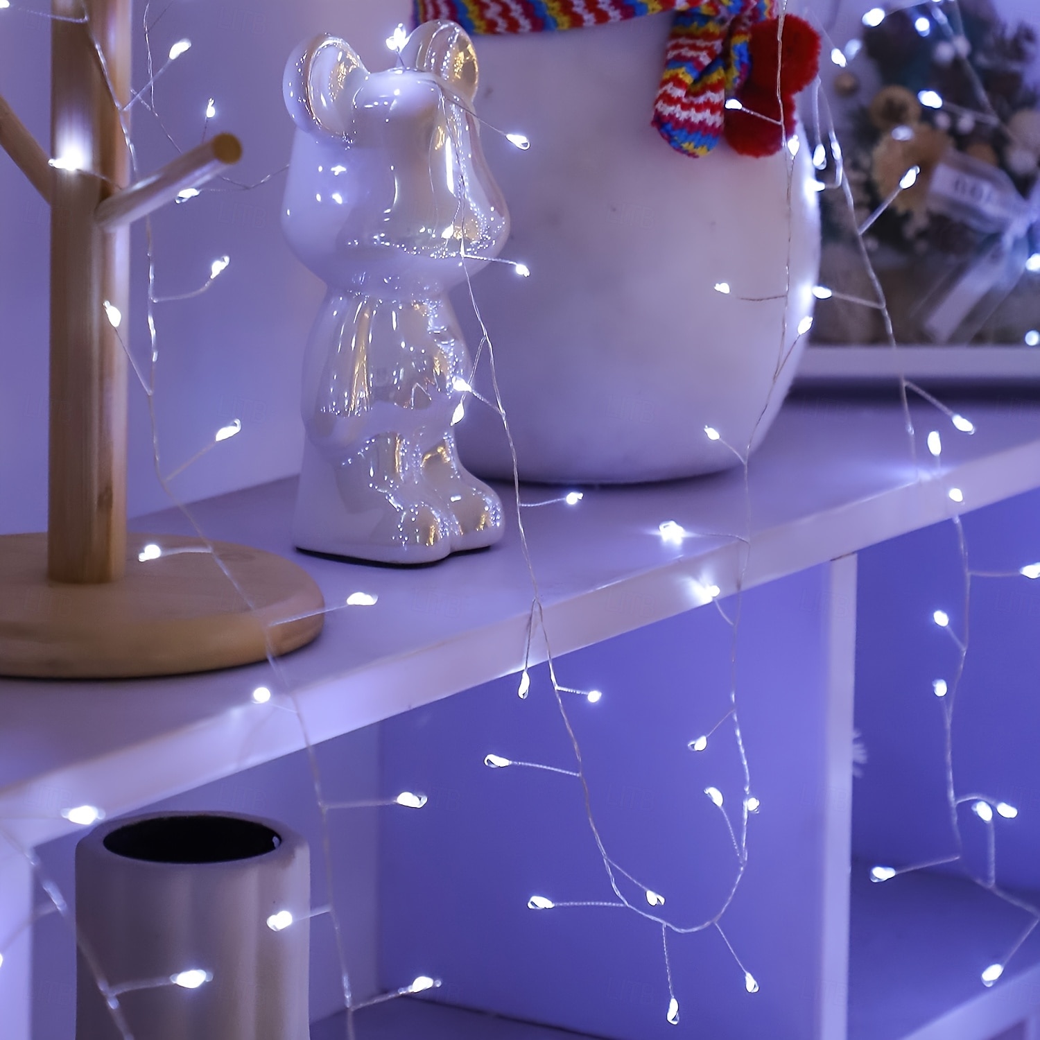 חג המולד זיקוק חוט נחושת מחרוזת אורות פיות מחרוזת אורות 8 פונקציות טיימר שלט רחוק מתח נמוך תקע בטיחות פסטיבל מסיבת חתונה אווירת תאורה דקורטיבית אביזרים 10/15/30/50 מטר 2025 - $20.99 –P8