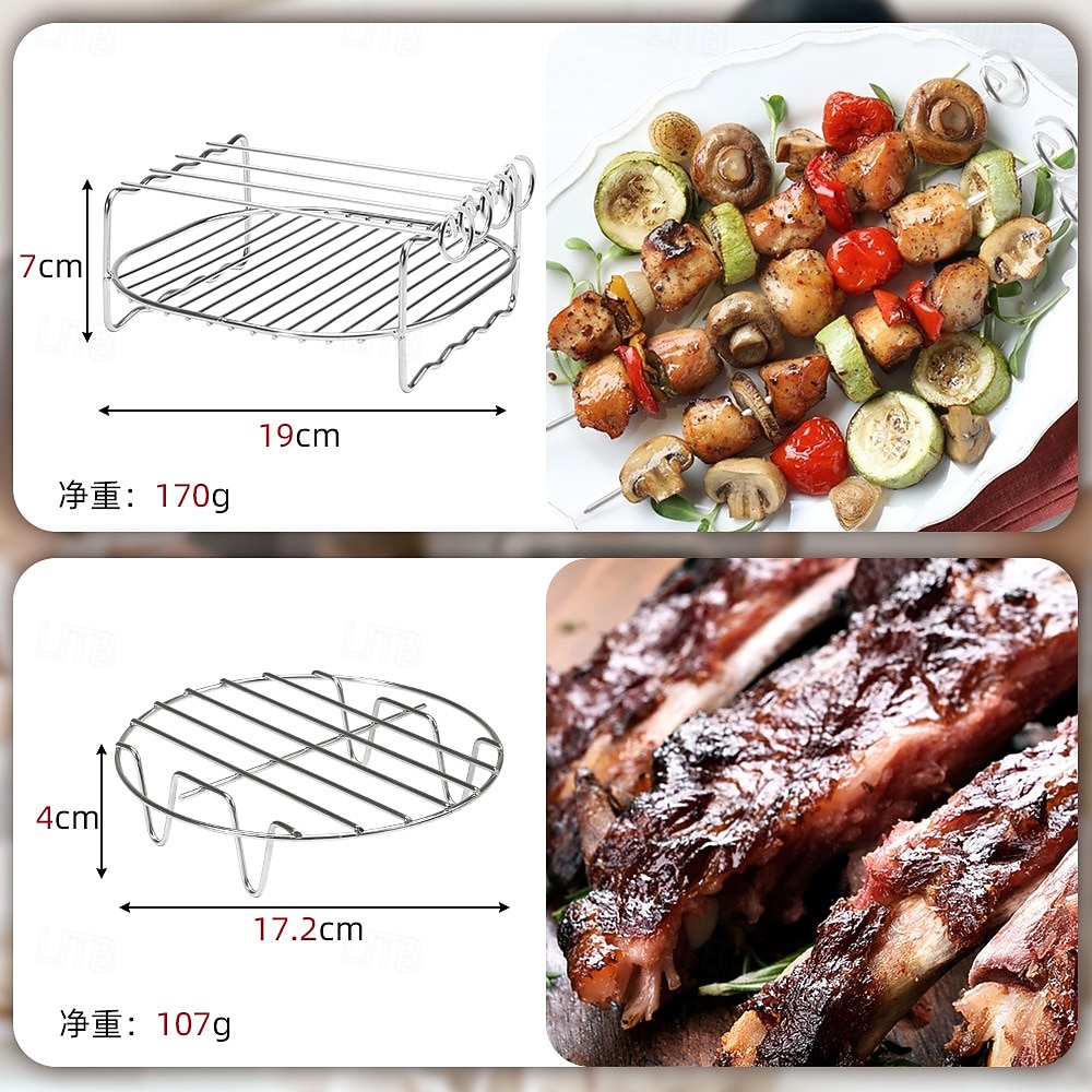 příslušenství k fritéze, nepřilnavá pánev na pečení Ninja AF 180, sada příslušenství k fritéze 2026 - $69.74 –P11