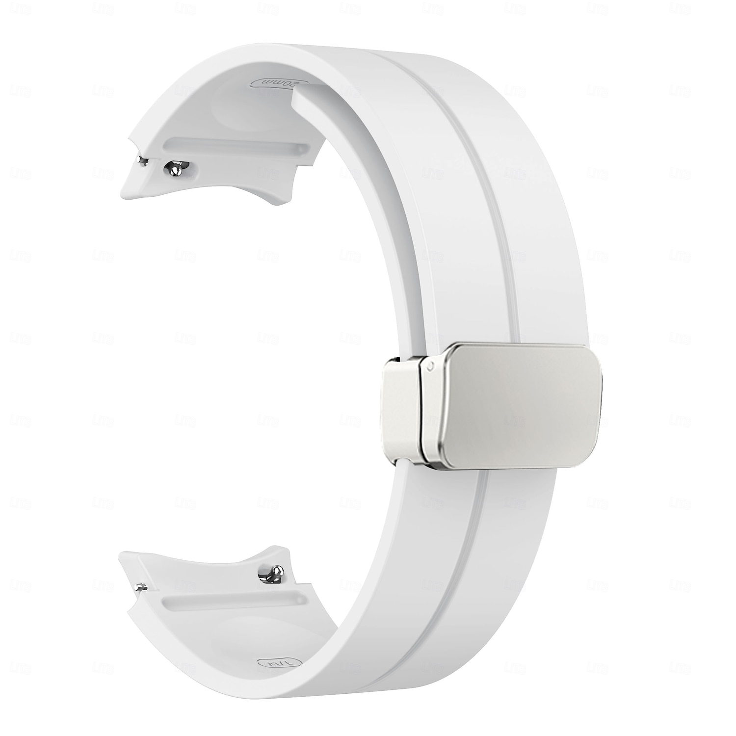 2026年 時計バンド のために Samsung Galaxy Watch 7/6/5/4  40/44mm, Watch 5 Pro 45mm, Watch 6 Classic 43/47mm, Watch 4 Classic 42/46mm シリコーン 置換 ストラップ 調整可 スポーツバンド モダンバックル リストバンド  コレクション – $10.99 –P8