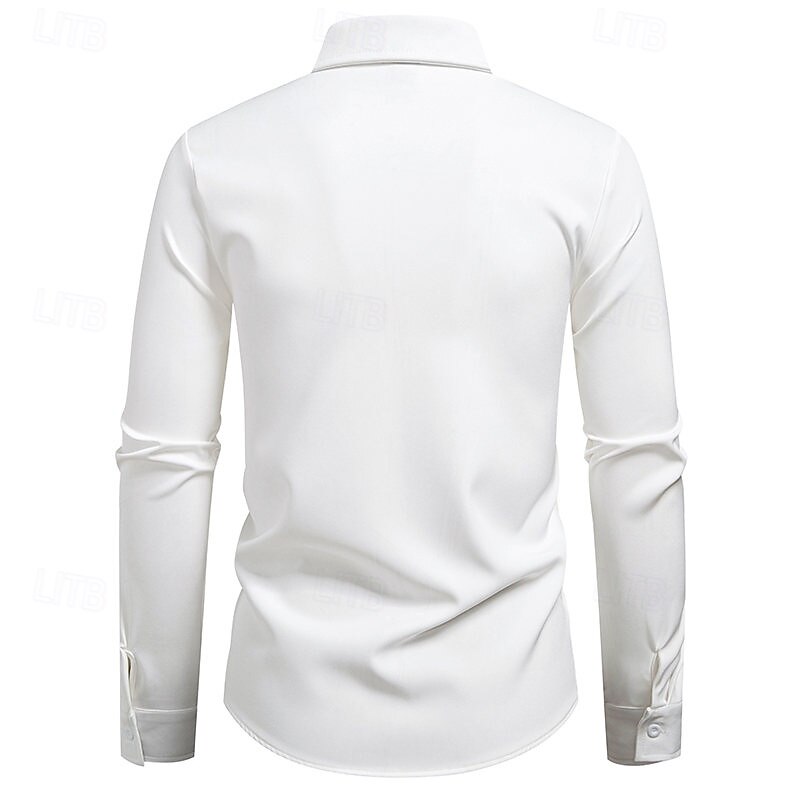 Anni Ruggenti Anni 1920 Retrò Vintage Blusa / Camicia Gangster Testimoni dello Sposo Slim Fit Costume Per uomo Mascherata Abbigliamento da sera Affari / Cerimonia / Matrimonio Addio al Nubilato Adulti del 2026 a $37.99 –P4
