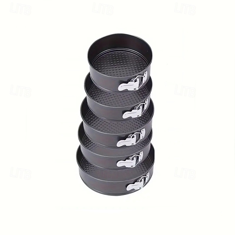 Non-Stick Metal Bake Mould Kitchen Accessories Round Cake Pan Bakeware Removable Bottom Carbon Steel Cakes Molds 2026 - $48.99 –P4