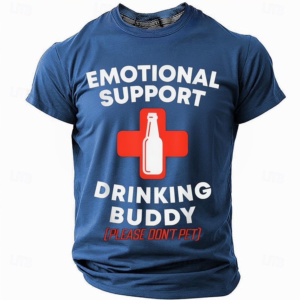 Per uomo Gergo divertente Maglietta Manica Corta maglietta Stampa 3D Girocollo Camicia Moda Quotidiano Quotidiano Streetwear Blu Nero Verde Estate Primavera Abbigliamento S M L XL XXL XXXL del 2026 a $21.99 –P3