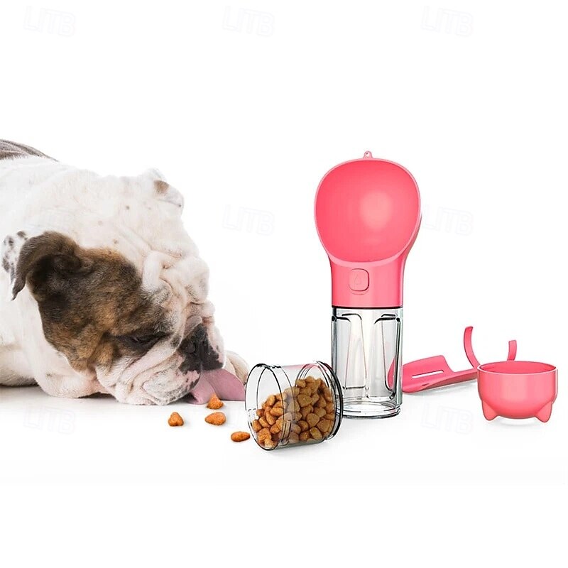 Cat Dog Water Bottle Food Feeder Drinker Poop Dispenser 3 In 1 Modern 2025 - $22.99 –P6