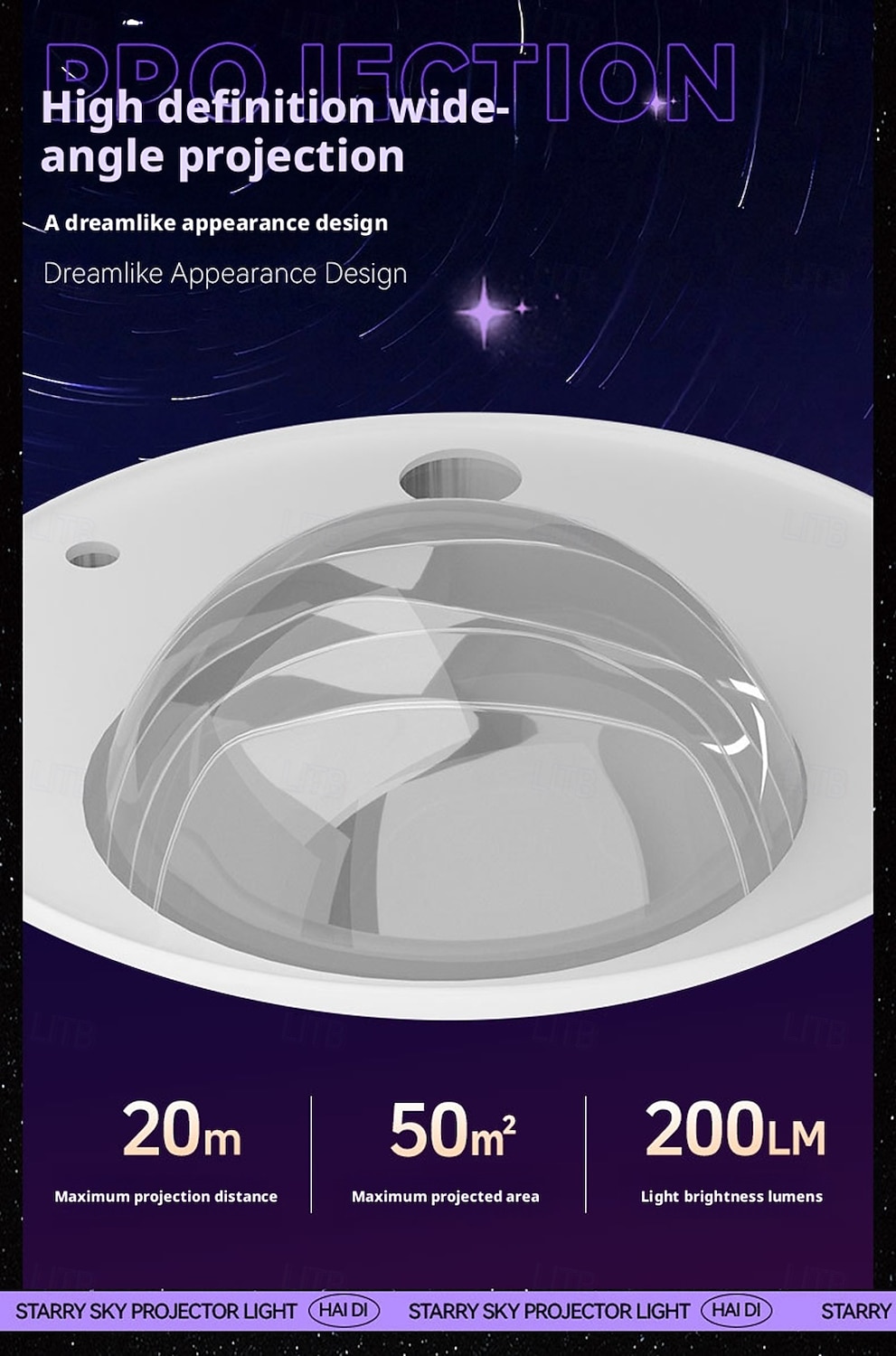 Nieuwe Audio Projectie Licht Bluetooth APP Afstandsbediening Witte Geluid Sfeer Kleine Nachtlamp Nachtlamp Sfeer Licht Thuisbioscoop Verjaardag Valentijnsdag Cadeau 2026 - $41.99 –P9