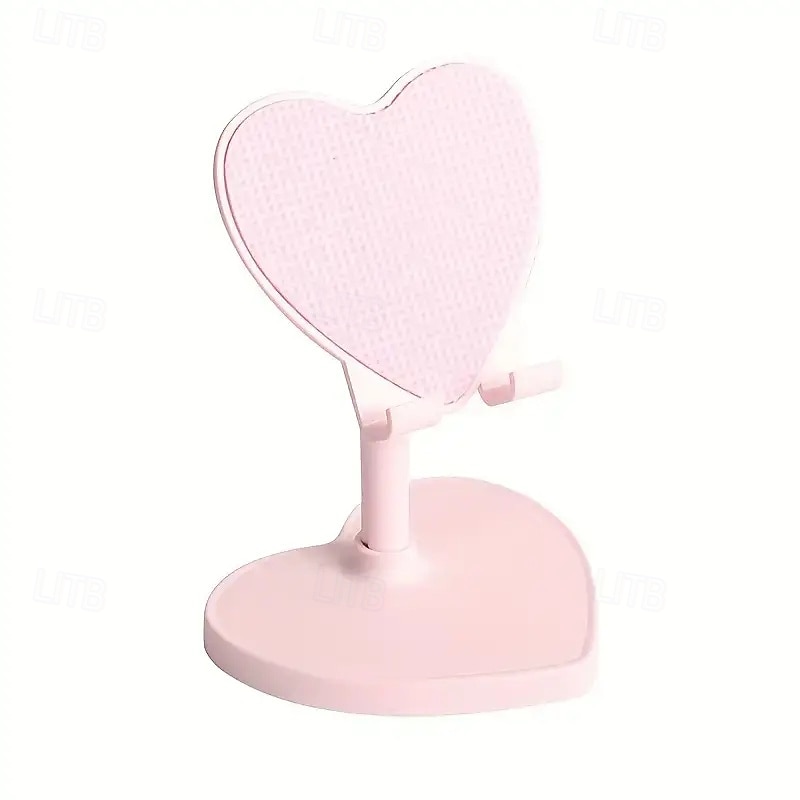 מעמד טלפון שולחני בצורת לב עם עיצוב מתקפל מתכוונן המתאים למגוון סמארטפונים וטאבלטים המתאים למכשירים ניידים מרובים. 2025 - $9.99 –P4