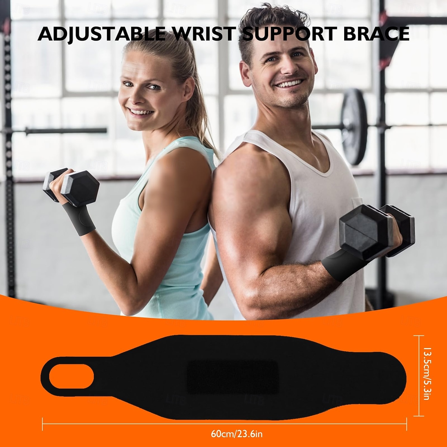 регулируемый ортез на запястье &протектор запястья при синдроме запястного канала, артрите &тендинит &облегчение боли в запястье, дышащая, влагоотводящая ткань с прочными застежками-липучками 2025 - $16.49 –P8