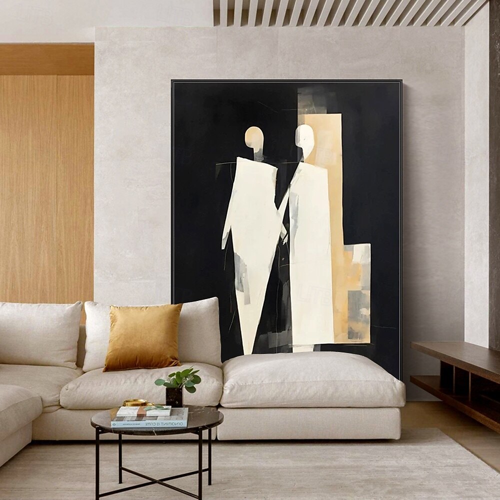 Hang-pictate pictură în ulei Pictat manual Vertical Abstract Oameni Modern Fără a cadru interior 2026 - $107.99 –P2