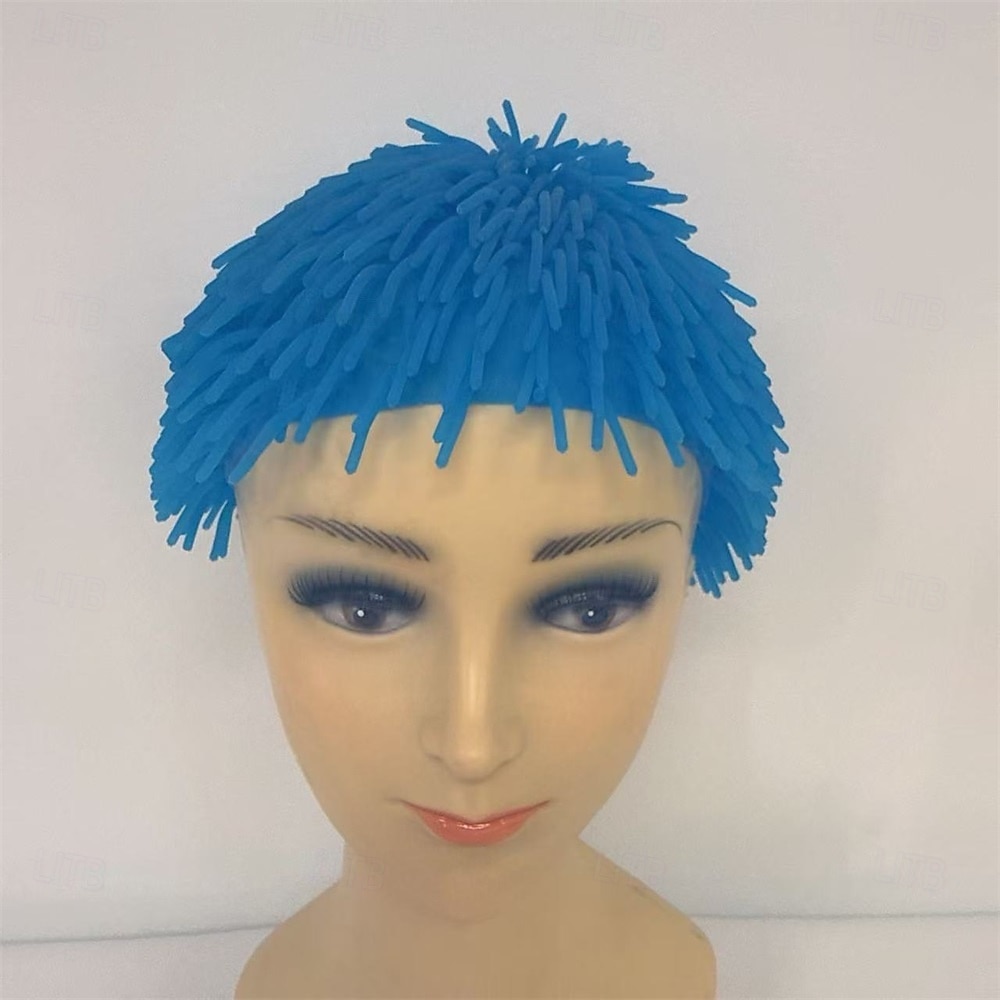 Parrucca di Carnevale 2026 Rosa Rosso Blu Liscio Corto Parrucca sintetica da festival Martedì grasso Parata Capelli per costumi da cosplay per Da uomo del 2026 a $8.99 –P14