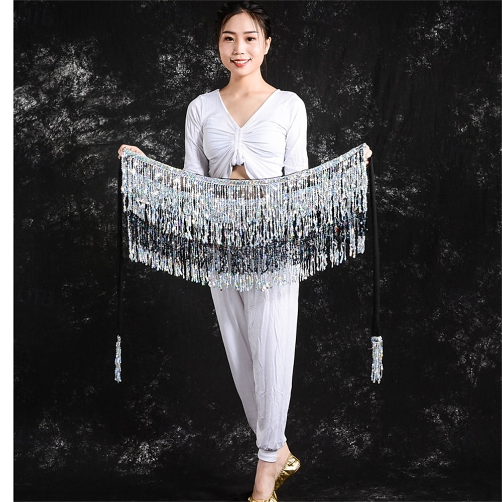 Carnival 2026 Rio Carnival Samba Dancewear Belly Dance Skirt Hip Scarf Dance Hip Belt Latin Dance Hula Hip Scarf Brazil Festival Performance Costume 2026 - $26.99 –P14