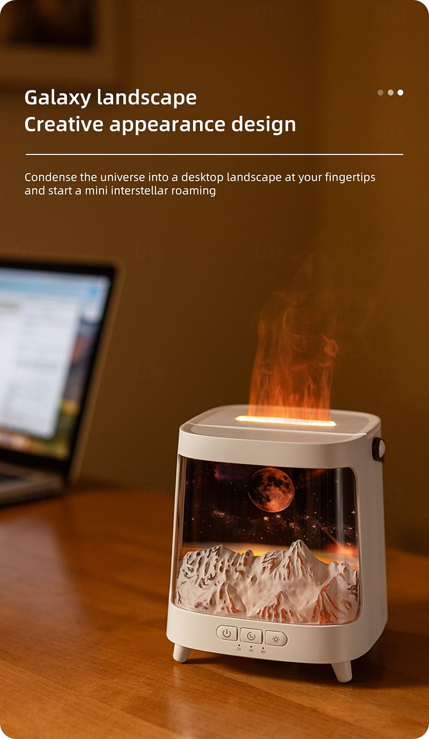 Air Spray Humidifier with Essential Oil Fragrance Expansion Function Adjustable Seven Color Light Suitable for Home Bedroom and Holiday Gifts Bedroom Rain Humidifier Desktop Humidifier Living Roo 2026 - $43.99 –P3